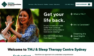 Tmjsleepcentre.net.au thumbnail