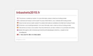 Tnbaskets2015.fr thumbnail
