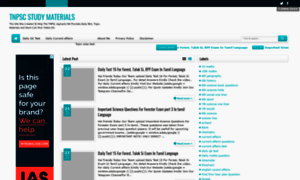 Tnpscstudymaterials.com thumbnail