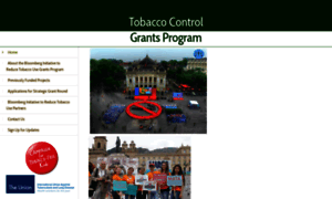 Tobaccocontrolgrants.org thumbnail