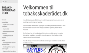 Tobaksskaderaadet.dk thumbnail