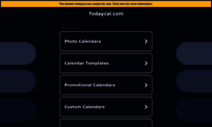 Todaycal.com thumbnail