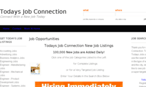 Todaysjobconnection.com thumbnail