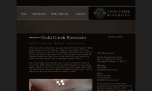 Toddcreekriversidehoa.com thumbnail