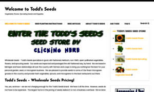 Toddsseeds.com thumbnail