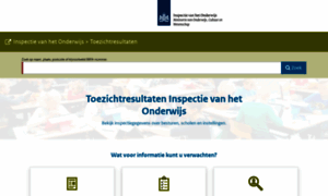 Toezichtresultaten.onderwijsinspectie.nl thumbnail