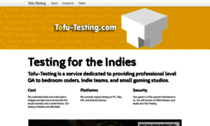 Tofu-testing.com thumbnail