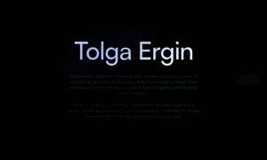 Tolgaergin.com thumbnail