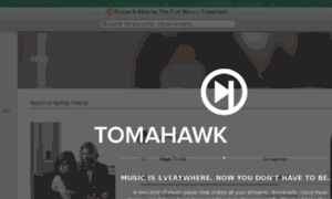Tomahawk-player.org thumbnail