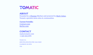 Tomatic.com thumbnail