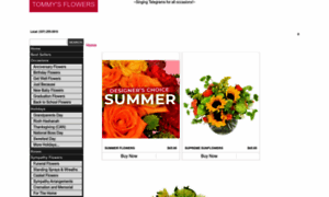 Tommysflowermarket.com thumbnail