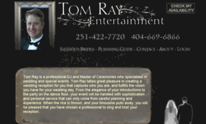 Tomrayentertainment.com thumbnail