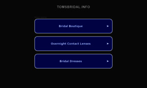 Tomsbridal.info thumbnail
