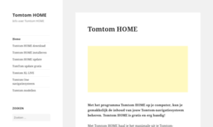 Tomtom-home.nl thumbnail