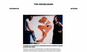 Tomwesselmannestate.org thumbnail