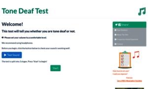 Tonedeaftest.com thumbnail
