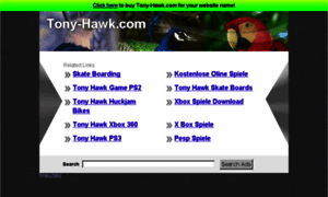 Tony-hawk.com thumbnail