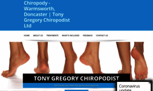 Tonygregorychiropodistltd.co.uk thumbnail