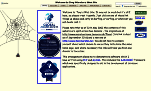 Tonymarston.net thumbnail