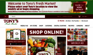 Tonysfreshmarket.com thumbnail
