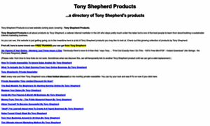 Tonyshepherdproducts.com thumbnail