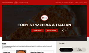 Tonyspizzeriaitalian.com thumbnail