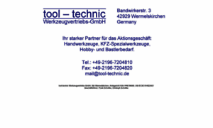 Tool-technic.de thumbnail