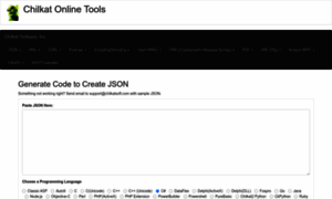 Tools.chilkat.io thumbnail