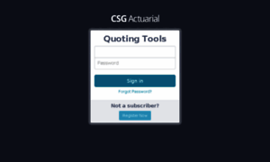 Tools.csgactuarial.com thumbnail