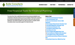 Tools.financial-projections.com thumbnail