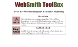 Tools.websmithtech.in thumbnail