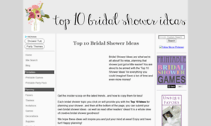 Top-10-bridal-shower-ideas.com thumbnail