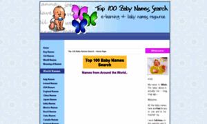 Top-100-baby-names-search.com thumbnail