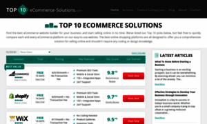 Top10-ecommerce-solutions.com thumbnail