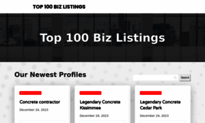 Top100bizlistings.com thumbnail