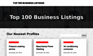 Top100businesslistings.com thumbnail