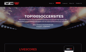 Top100soccersites.com thumbnail