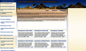 Top10holidaytraveldestinations.com thumbnail