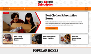 Top10subscriptionboxes.com thumbnail