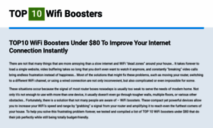 Top10wifiboosters.com thumbnail