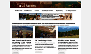 Top20ranches.com thumbnail