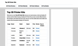 Top3dprinterkits.com thumbnail