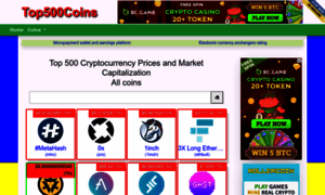 Top500coins.info thumbnail