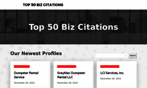 Top50bizcitations.com thumbnail