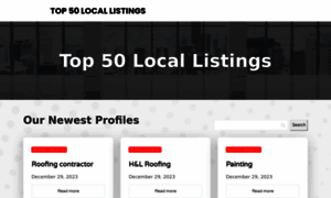 Top50locallistings.com thumbnail