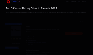 Top5casualdating-canada.com thumbnail