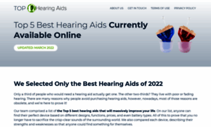 Top5hearingaids.com thumbnail