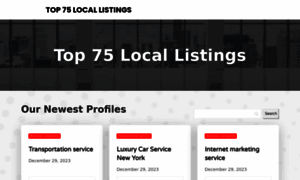 Top75locallistings.com thumbnail