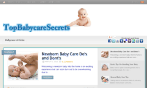 Topbabycaresecrets.com thumbnail