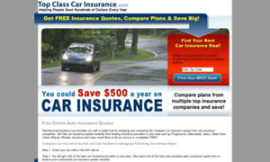 Topclasscarinsurance.com thumbnail